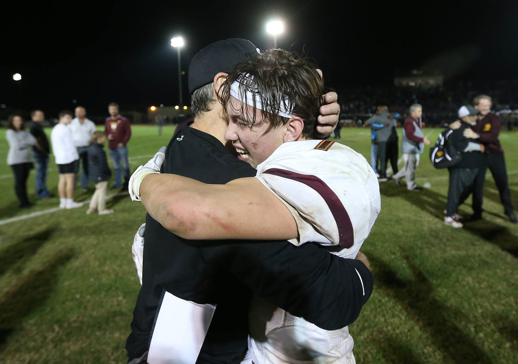 Sapolinte HS football coach Dennis Bene